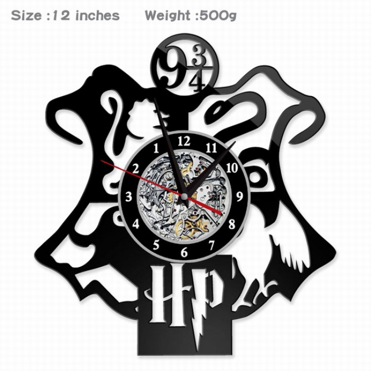 Harry Potter Creative painting wall clocks and clocks PVC material No battery Style D