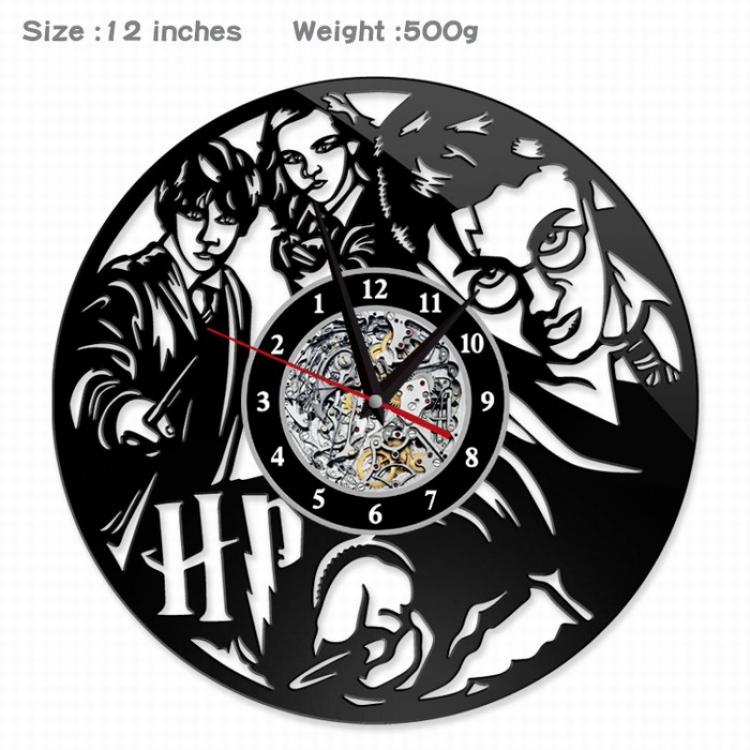 Harry Potter Creative painting wall clocks and clocks PVC material No battery Style B