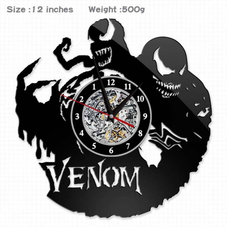 Venom Creative painting wall clocks and clocks PVC material No battery Style A