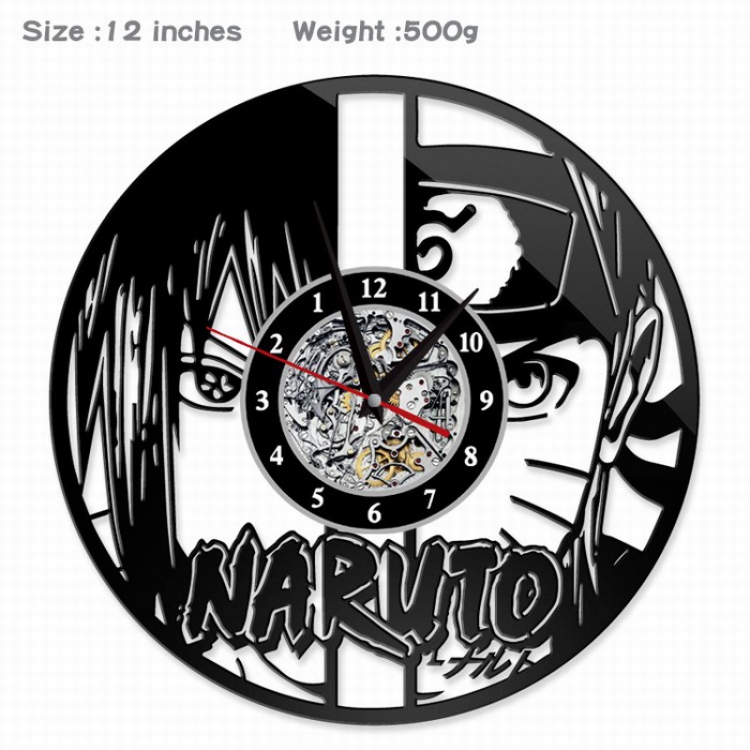 Naruto Creative painting wall clocks and clocks PVC material No battery Style A