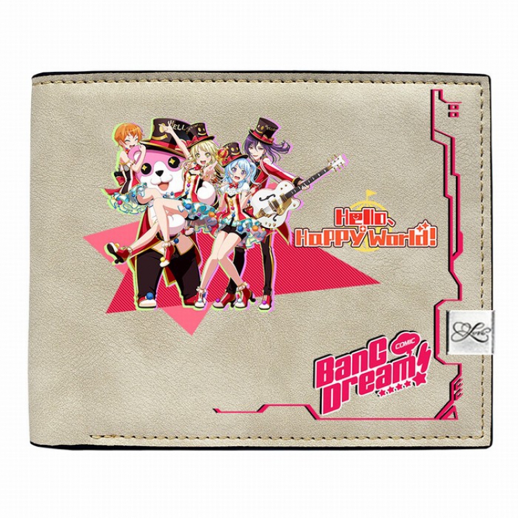 Bang dream Short wallet purse 12X10CM Style D