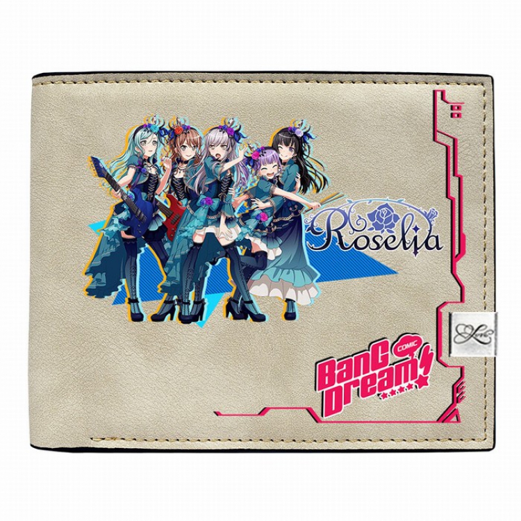 Bang dream Short wallet purse 12X10CM Style A