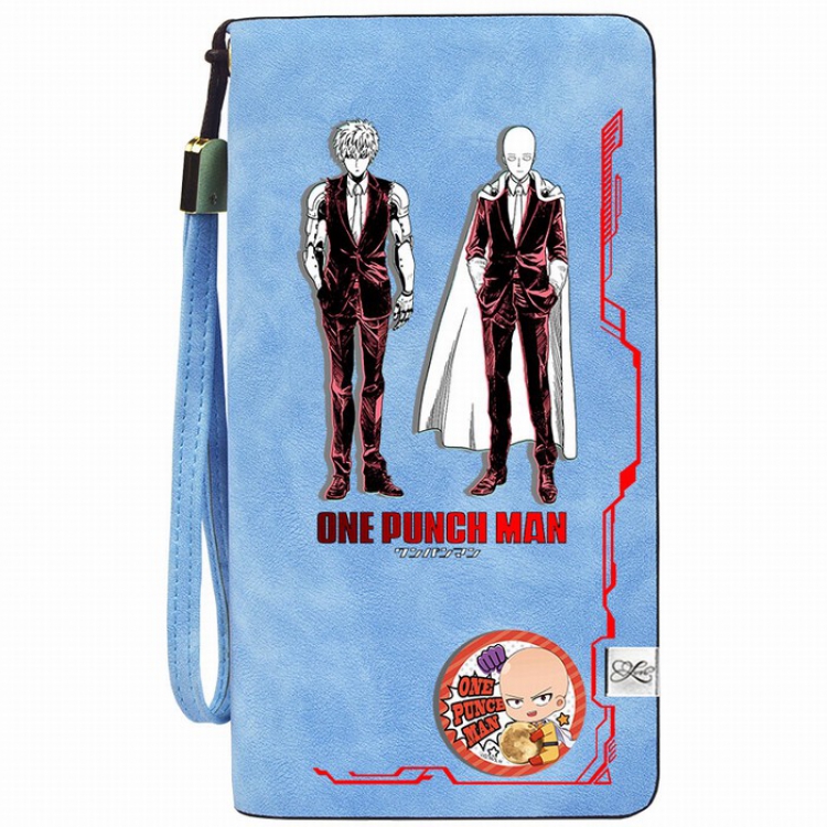 One Punch Man Zipper long wallet purse 11X20.5CM Style B