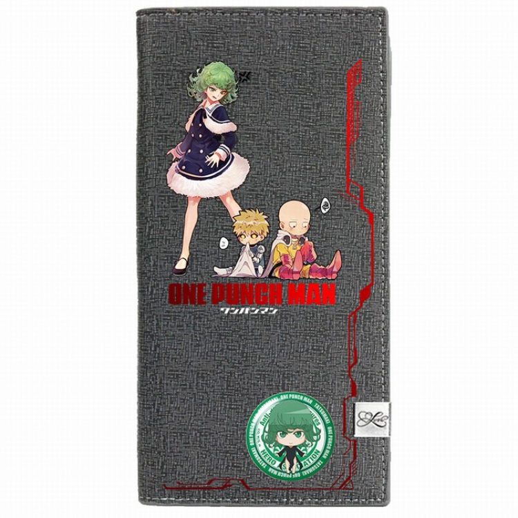 One Punch Man Middle wallet purse 9.6X18.5CM Style D