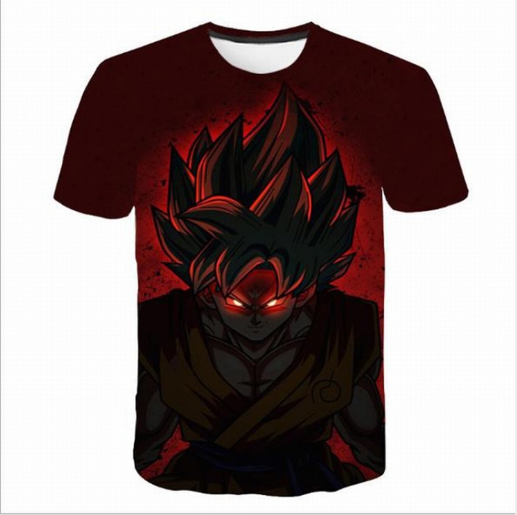 DRAGON BALL Full color printed short-sleeved T-shirt 8 sizes from S to 5XL price for 2 pcs 