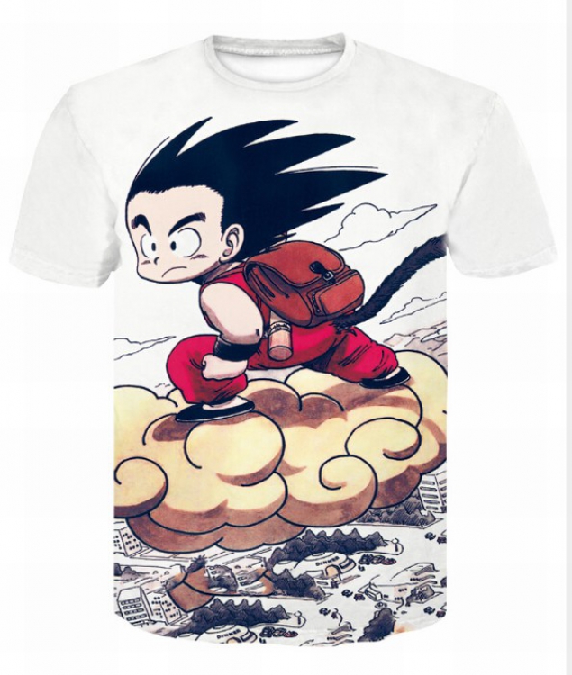 DRAGON BALL Full color printed short-sleeved T-shirt 7 sizes from S to 4XL price for 2 pcs AE057