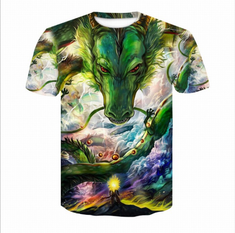 DRAGON BALL Full color printed short-sleeved T-shirt 7 sizes from S to 4XL price for 2 pcs AE068