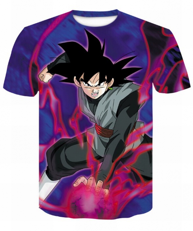 DRAGON BALL Full color printed short-sleeved T-shirt 7 sizes from S to 4XL price for 2 pcs AE089