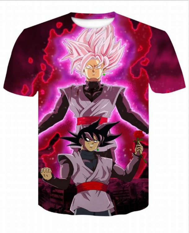 DRAGON BALL Full color printed short-sleeved T-shirt 7 sizes from S to 4XL price for 2 pcs AE104