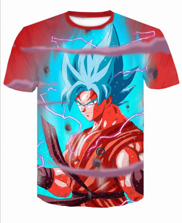 DRAGON BALL Full color printed short-sleeved T-shirt 7 sizes from S to 4XL price for 2 pcs AE102