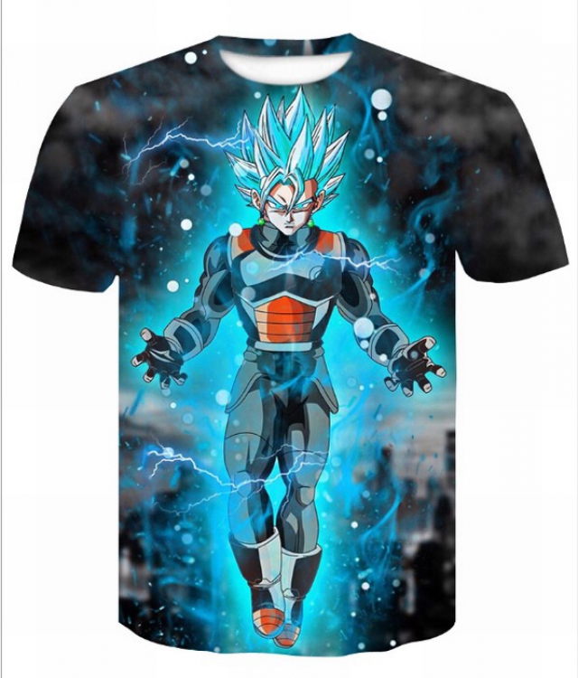 DRAGON BALL Full color printed short-sleeved T-shirt 7 sizes from S to 4XL price for 2 pcs AE100