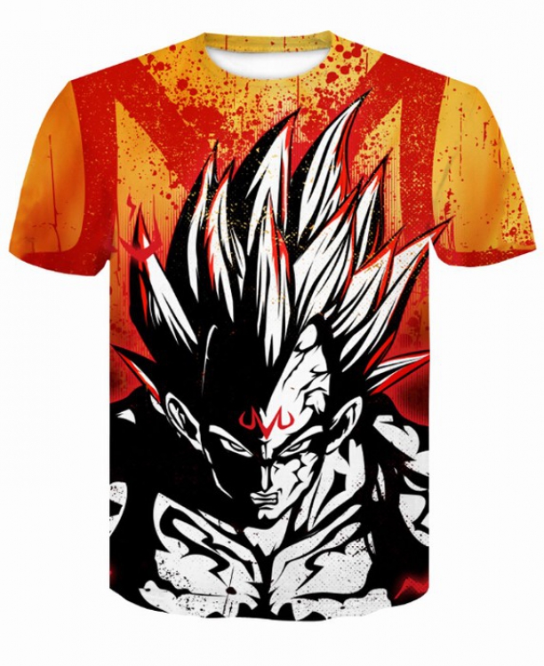 DRAGON BALL Full color printed short-sleeved T-shirt 7 sizes from S to 4XL price for 2 pcs AE103