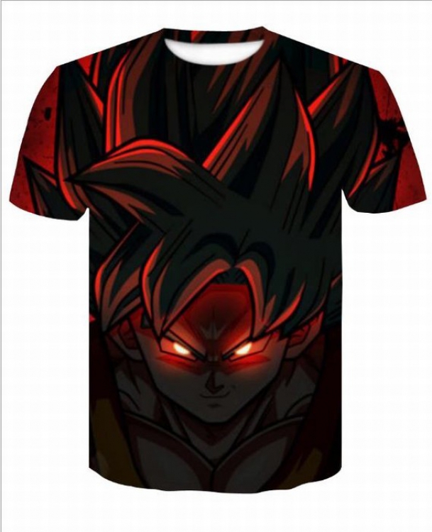 DRAGON BALL Full color printed short-sleeved T-shirt 7 sizes from S to 4XL price for 2 pcs AE109