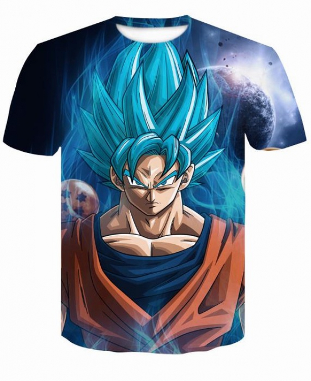 DRAGON BALL Full color printed short-sleeved T-shirt 7 sizes from S to 4XL price for 2 pcs AE107