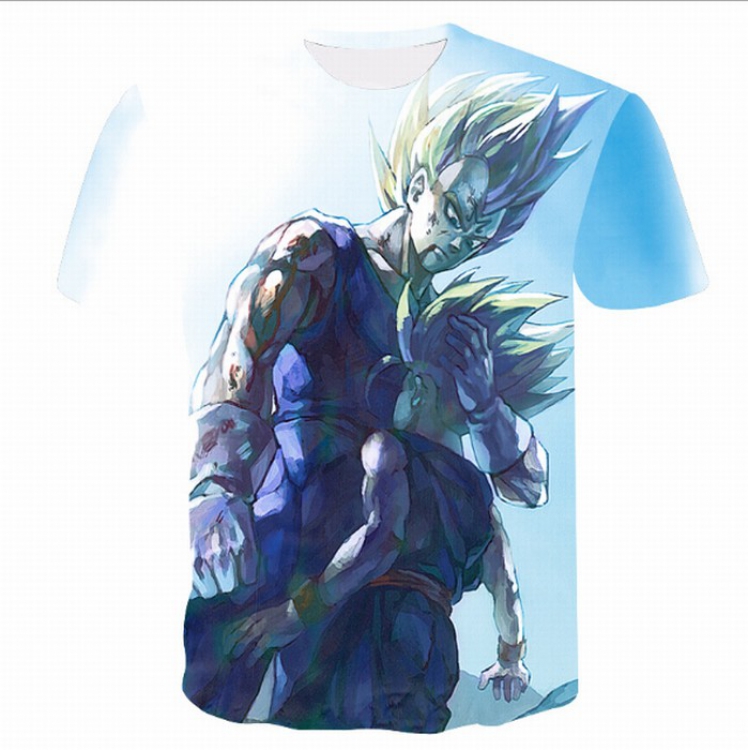 DRAGON BALL Full color printed short-sleeved T-shirt 7 sizes from S to 4XL price for 2 pcs AE105