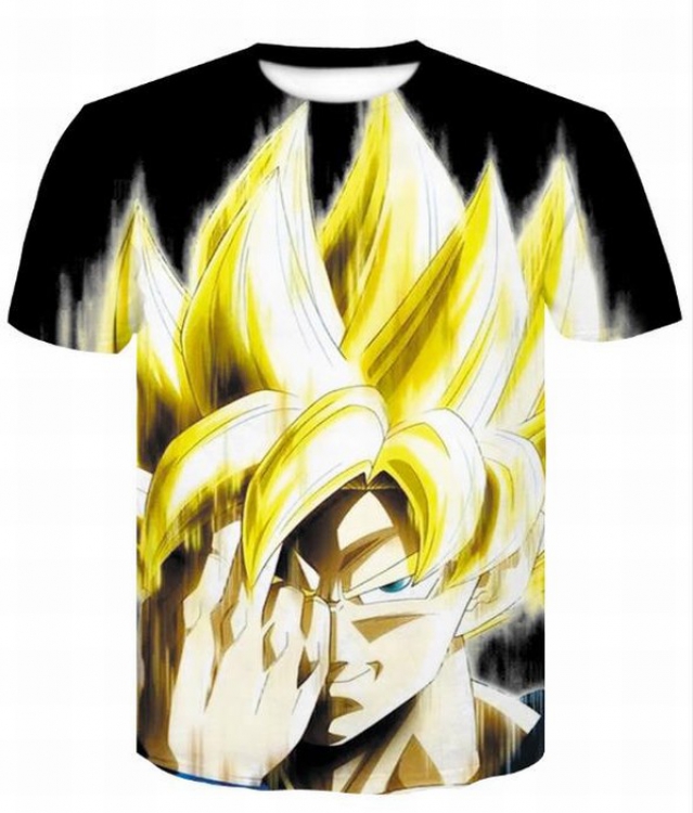 DRAGON BALL Full color printed short-sleeved T-shirt 7 sizes from S to 4XL price for 2 pcs AE106