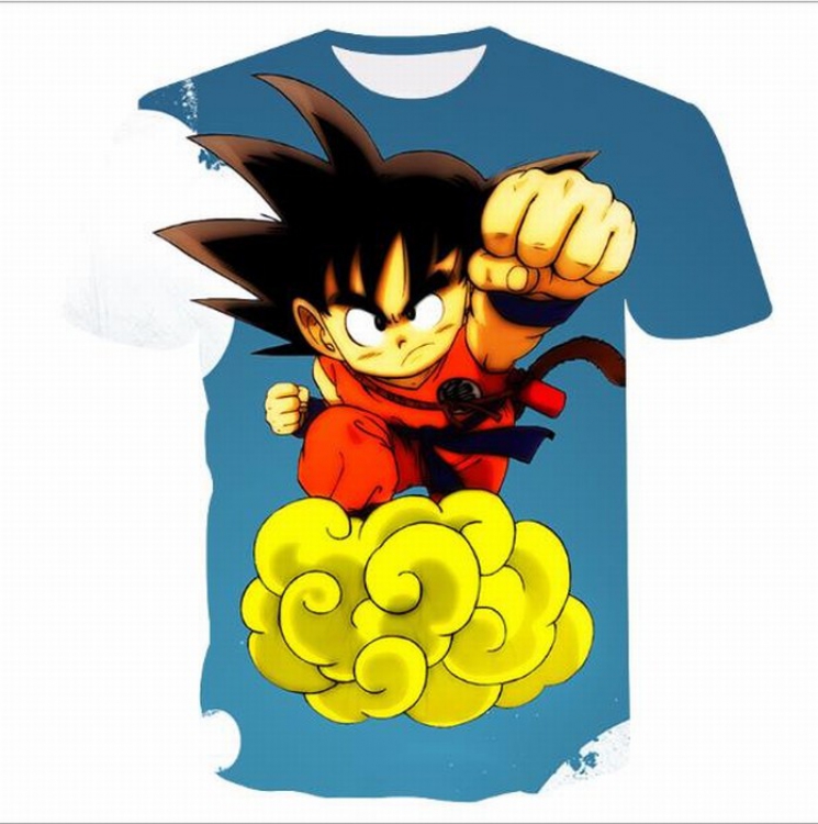 DRAGON BALL Full color printed short-sleeved T-shirt 7 sizes from S to 4XL price for 2 pcs AE119