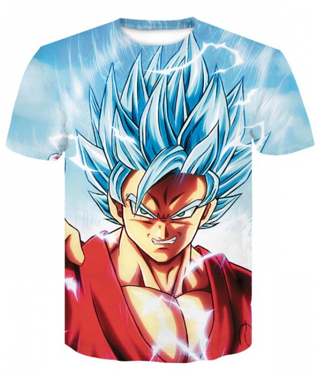 DRAGON BALL Full color printed short-sleeved T-shirt 7 sizes from S to 4XL price for 2 pcs AE112