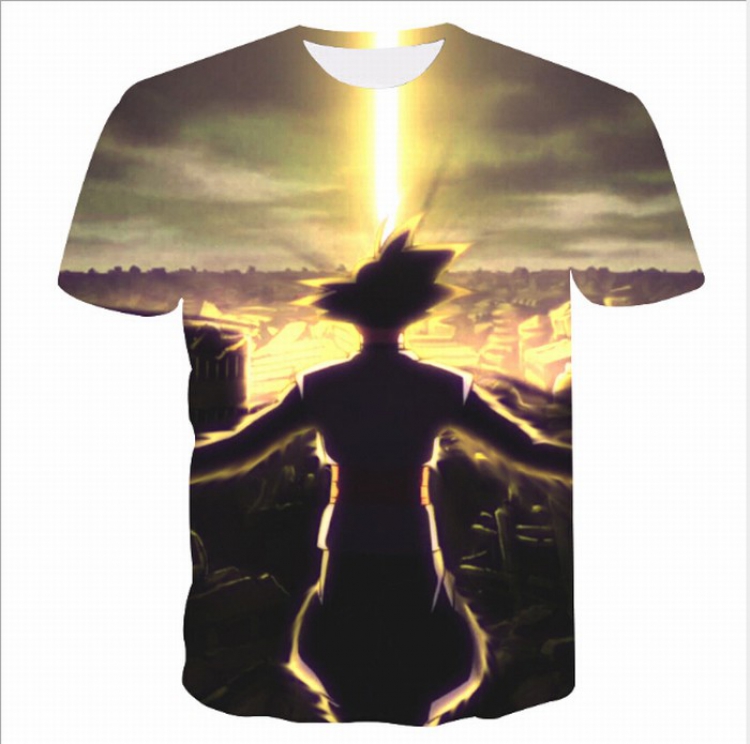 DRAGON BALL Full color printed short-sleeved T-shirt 7 sizes from S to 4XL price for 2 pcs AE126
