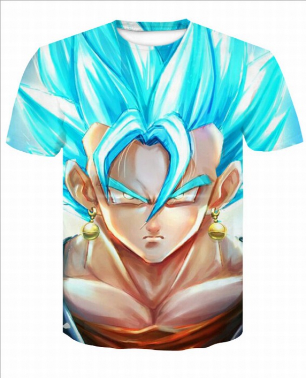 DRAGON BALL Full color printed short-sleeved T-shirt 7 sizes from S to 4XL price for 2 pcs AE110