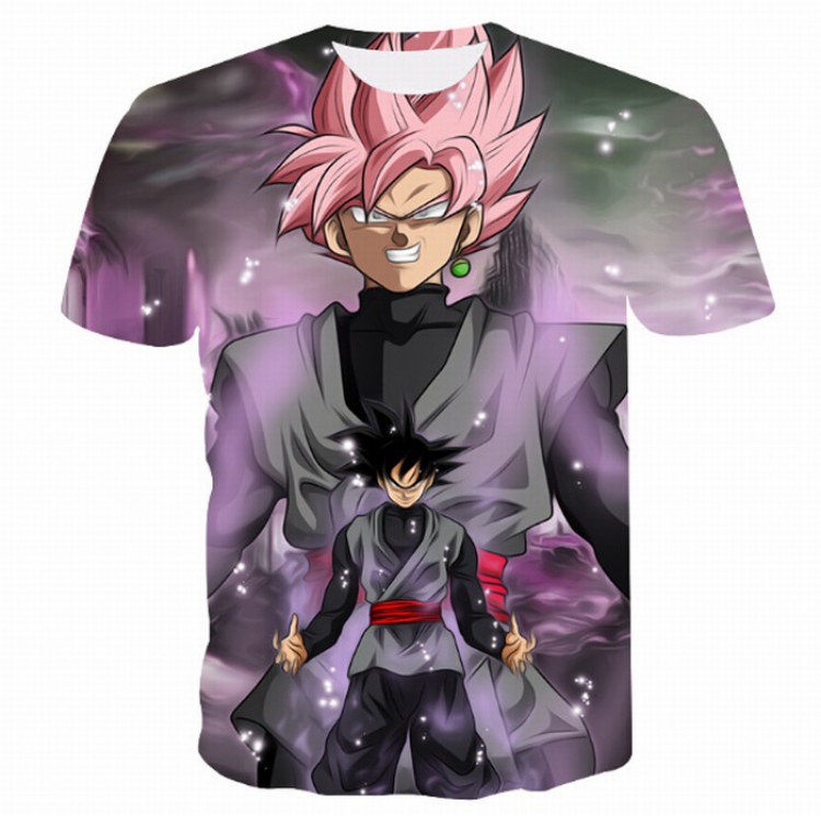 DRAGON BALL Full color printed short-sleeved T-shirt 7 sizes from S to 4XL price for 2 pcs AE131