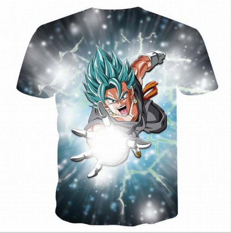 DRAGON BALL Full color printed short-sleeved T-shirt 7 sizes from S to 4XL price for 2 pcs AE128