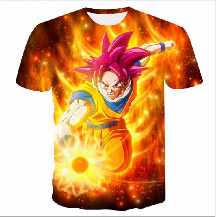 DRAGON BALL Full color printed short-sleeved T-shirt 7 sizes from S to 4XL price for 2 pcs AE133