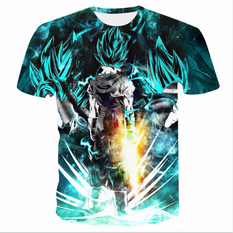 DRAGON BALL Full color printed short-sleeved T-shirt 7 sizes from S to 4XL price for 2 pcs AE134