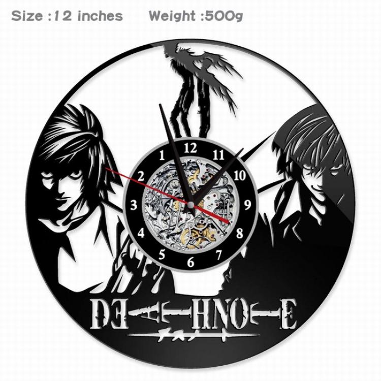 Death note Creative painting wall clocks and clocks PVC material No battery