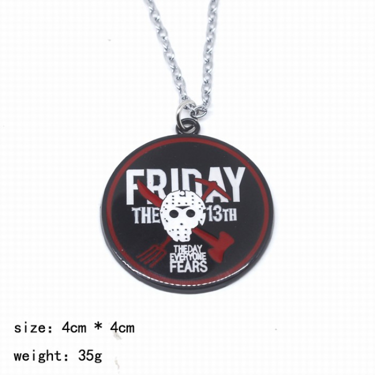 Friday the 13th Necklace pendant