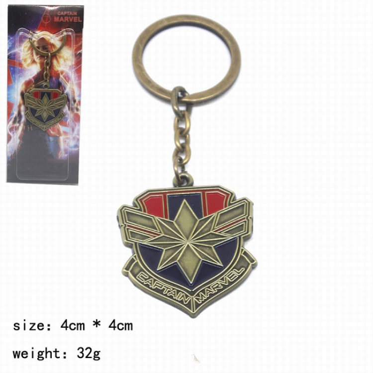 Captain Marvel Keychain pendant D