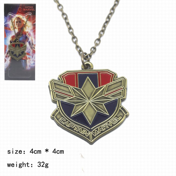 Captain Marvel Necklace pendant D