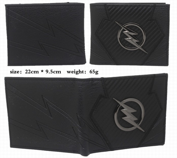 The Flash PU short two-fold wallet Purse