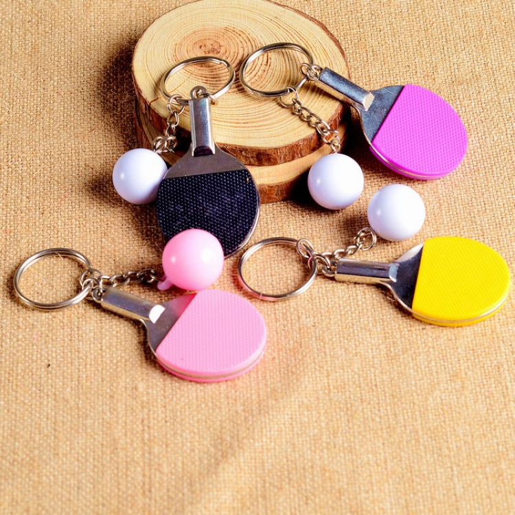 Table tennis a set of 4 models Keychain pendant