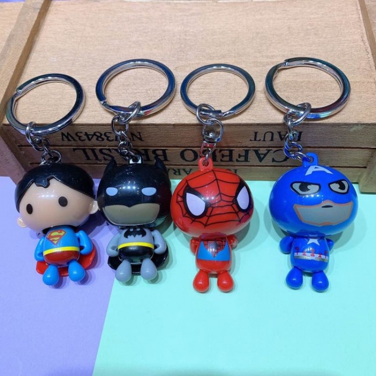The avengers allianc a set of 4 models Keychain pendant