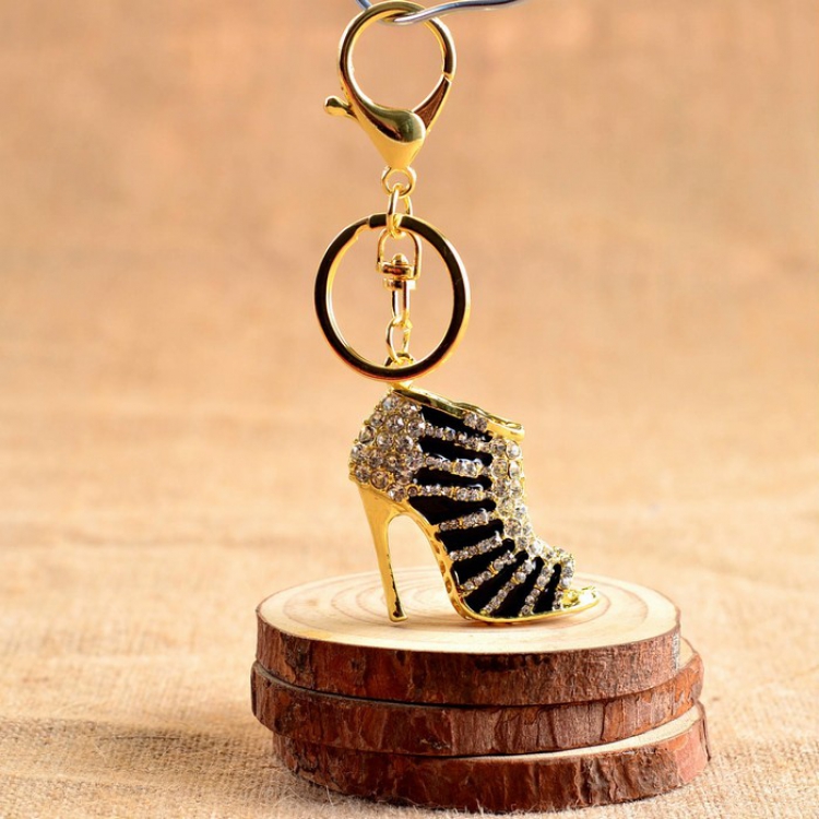 Rhinestone high heels Keychain pendant price for 5 pcs Style A