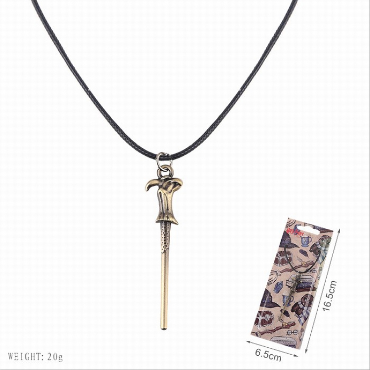 Harry Potter Magic wand necklace pendant Style D price for 5 pcs