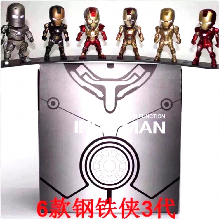 The avengers allianc 3rd generation a set of 6 models iron Man Boxed Figure Decoration