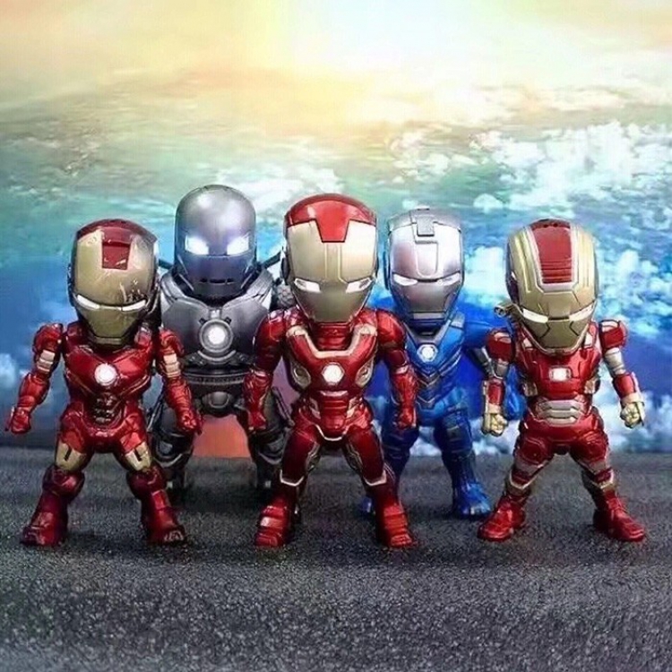 The avengers allianc 8th generation a set of 5 models iron Man Boxed Figure Decoration