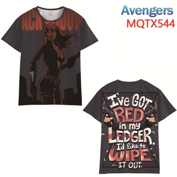 The avengers allianc Full color printed short sleeve t-shirt 10 sizes from XXS to XXXXXL MQTX544