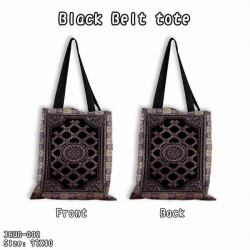 Black shoulder bag shopping ba...