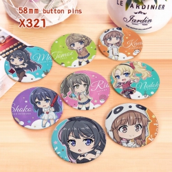 Bunny girl sister a set of 8 T...