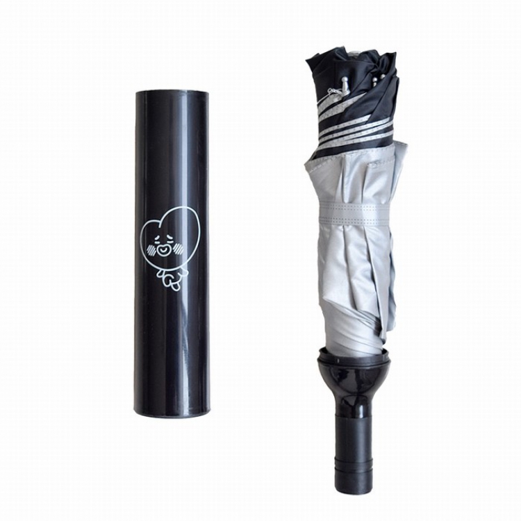 BTS BT21 Tri-fold umbrella Parasol umbrella price for 2 pcs 285G 30CM Style B