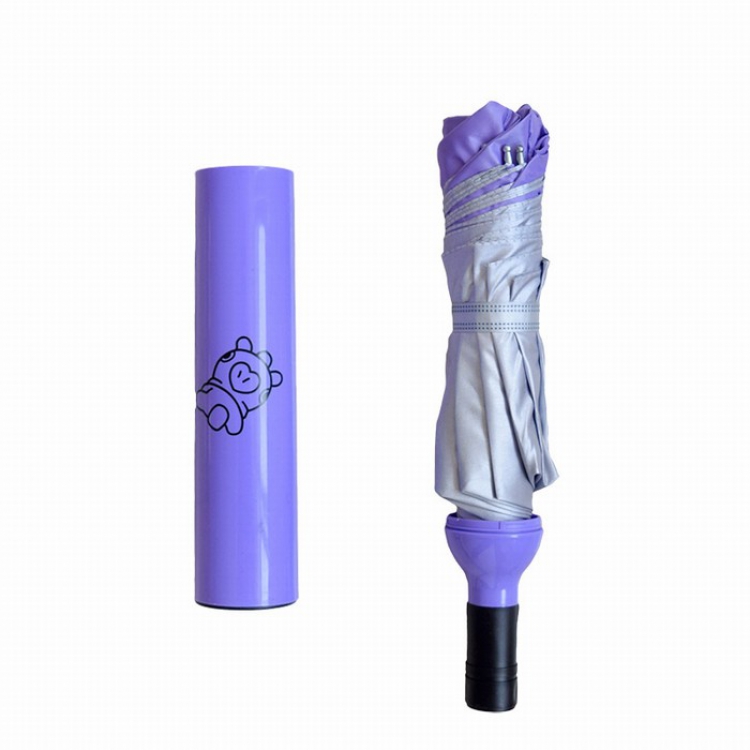 BTS BT21 Tri-fold umbrella Parasol umbrella price for 2 pcs 285G 30CM Style C