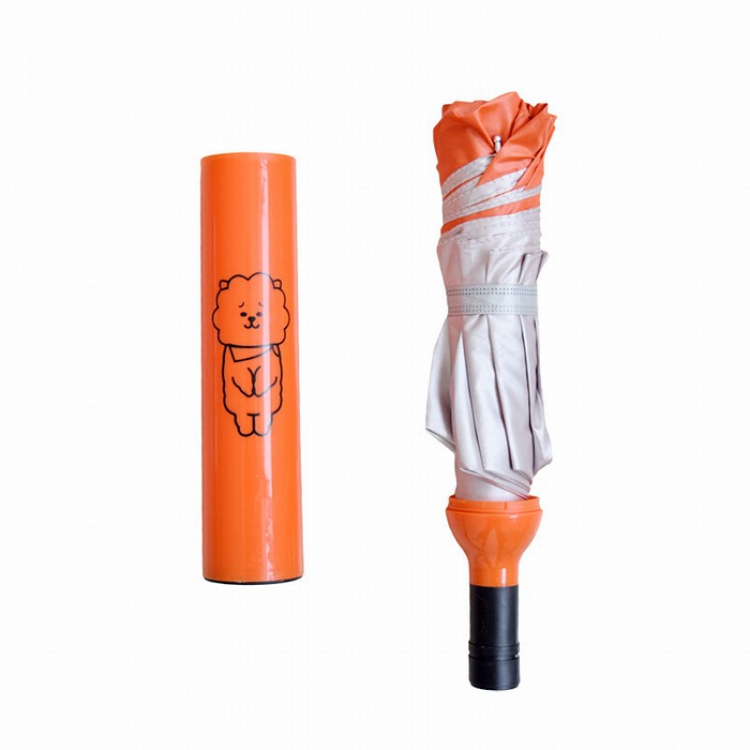 BTS BT21 Tri-fold umbrella Parasol umbrella price for 2 pcs 285G 30CM Style D