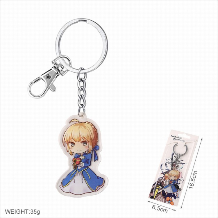 Fate stay night Acrylic Keychain pendant price for 5 pcs