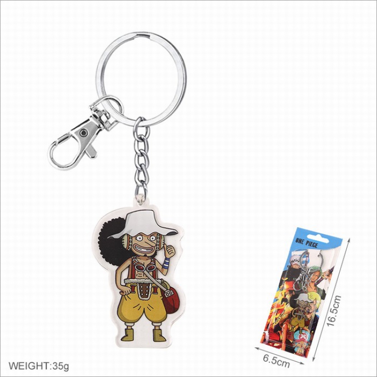 One Piece Acrylic Keychain pendant Style G price for 5 pcs