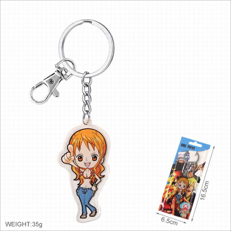 One Piece Acrylic Keychain pendant Style F price for 5 pcs