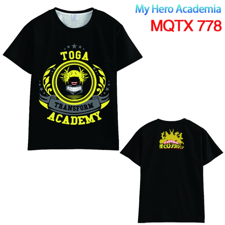 My Hero Academia Full color printed short sleeve t-shirt 10 sizes from XXS to XXXXXL MQTX778