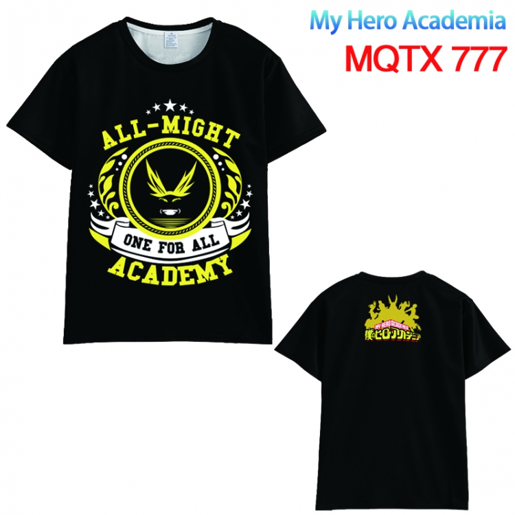 My Hero Academia Full color printed short sleeve t-shirt 10 sizes from XXS to XXXXXL MQTX777